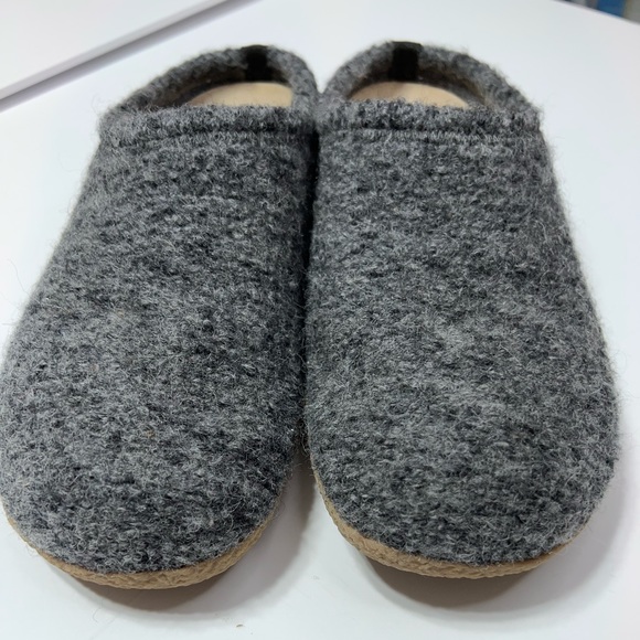 Giesswein Ultra Comfort Gray Virgin Wool Indoor Outdoor Unisex Slipper 12 - Picture 6 of 9